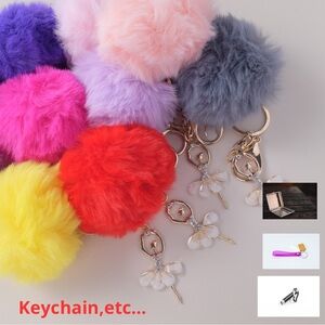 Pom Pom,Keychain,etc